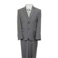 thumbnail image 1 of Mens Suits 2 Button Vested Notch Lapel Boys Suits Moss Olive - 4, 1 of 1