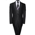 thumbnail image 1 of Mens Suits Dezilino 2 Button Single Breasted Mens Slim Suit  Black - Regular 40, 1 of 1