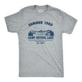 thumbnail image 1 of Mens Summer 1980 Men Funny T shirt Graphic Camping Vintage Cool 80s Novelty Tees Graphic Tees, 1 of 6