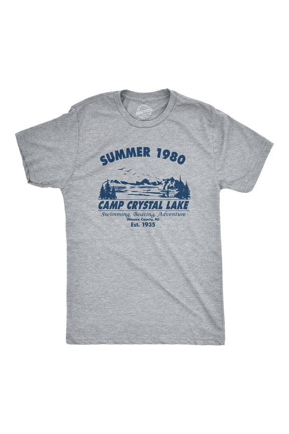 Mens Summer 1980 Men Funny T shirt Graphic Camping Vintage Cool 80s Novelty Tees Graphic Tees