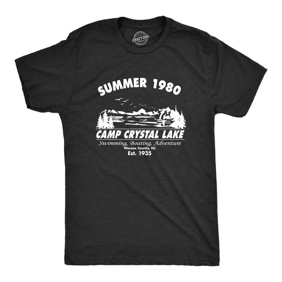 Mens Summer 1980 Men Funny T shirt Graphic Camping Vintage Cool 80s Novelty Tees Graphic Tees
