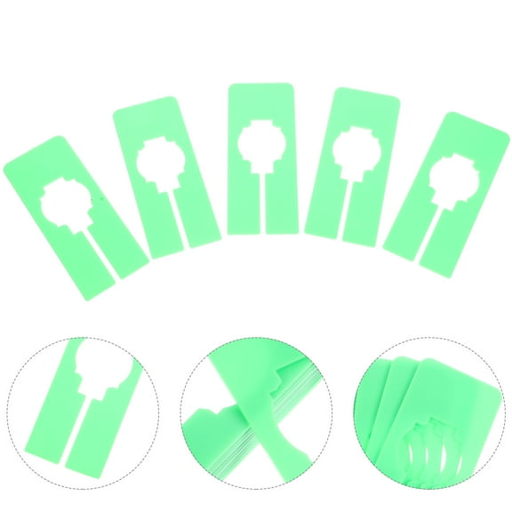 CTIRCHIU Set of 10 Green Closet Dividers for Efficient Clothes Organization and Separation in Bedroom Closets