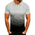 thumbnail image 1 of Mens Summer Golf Polo Shirts Short Sleeve Casual Polos for Men Muscle Fit Tees Shirt Workout Stretchy Tops, 1 of 3