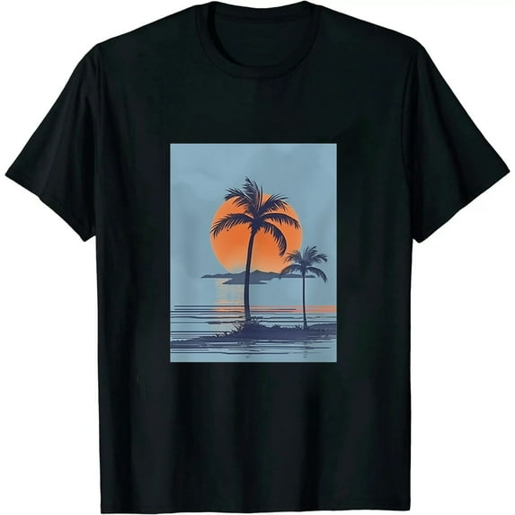 Mens Summer Graphic T Shirts Short Sleeve Casual Tees Top