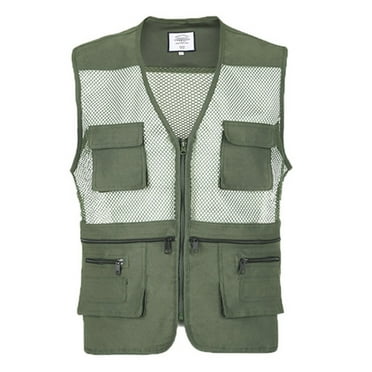 Mens Summer Photography Tour Fishing Pocket Vest Vest