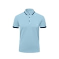 thumbnail image 1 of Mens Summer Polo Shirts Lightweight Breathable Plain T-Shirts Regular Fit Short Sleeve Tops Athleisure Crew Tennis T Shirt, 1 of 7