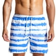 thumbnail image 1 of Mens Summer Swim Trunks Fashion Graphic Shorts Casual Lightweight Quick Dry Relaxed Fit Bathing Suits Breathable Drawstring Short Pants, 1 of 7