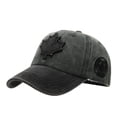 thumbnail image 1 of Mens Sun Baseball Casual Canada Maple Embroidered Cotton Outdoor Sports Baseball Cap Hats for Men Black One Size, 1 of 8