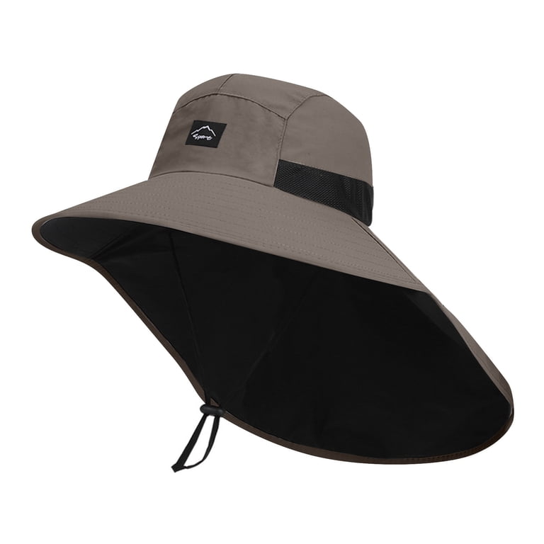 Mens Sun Hat, Sun Hats for Men UPF 50+ UV Protection Wide 