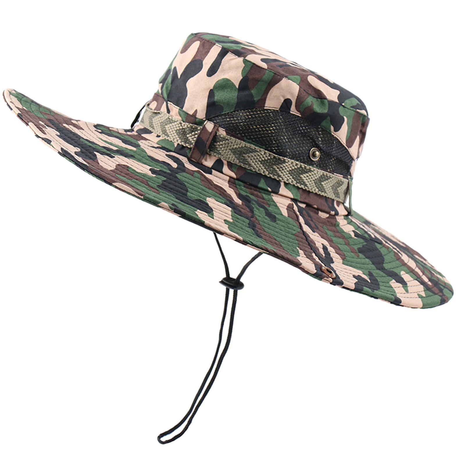 Mens Sun Hat Wide Brim Protection Bucket Hat Foldable Outdoor Fishing Mens Sun Hat Wide Brim Protection Bucket Hat Foldable Outdoor Fishing