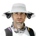 thumbnail image 1 of Mens Sun Hat Wind Outdoor Sun Hat with Solar Powered On Fan Hat, 1 of 5