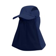 Mens Sun Hats, Folda Sun Cap, Fishing Hats, UPF 50+ Protection Caps with Face Mask Neck Flap