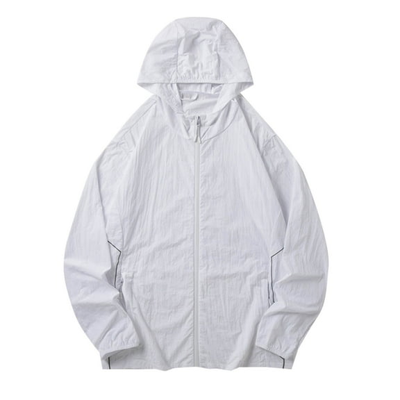 Mens Sun Protection Hoodies With Mask Long Sleeve UPF 50  Rash Guards Ice Silk Quick Dry Fishing Shirts Light Breathable Hoodies Hiking Swimming Running UV Protection Outfits