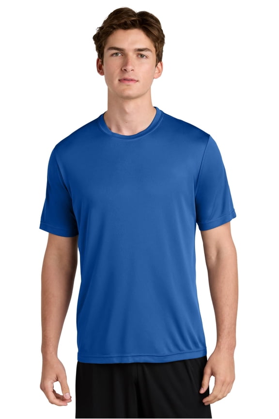 Workout Shirts for Men, Dry Fit Shirts for Men, Mens Summer Shirts Available in Big & Tall, True Royal, S