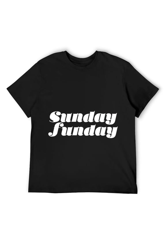 Mens Sunday Funday T-Shirt Black