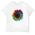 thumbnail image 1 of Mens Sunflower T-Shirt White 2X-Large, 1 of 5