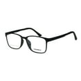 thumbnail image 1 of Mens Super Light Weight Indestructible TR90 Plastic Optical Eyeglasses Frame Shiny Black, 1 of 4