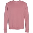 thumbnail image 1 of Mens Super-Soft Airlume Cotton/Polyester Fleece Sweatshirt, 2XL Mauve Pink, 1 of 3