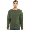 thumbnail image 1 of Mens Super-Soft Airlume Cotton/Polyester Fleece Sweatshirt, Large Military Green, 1 of 3