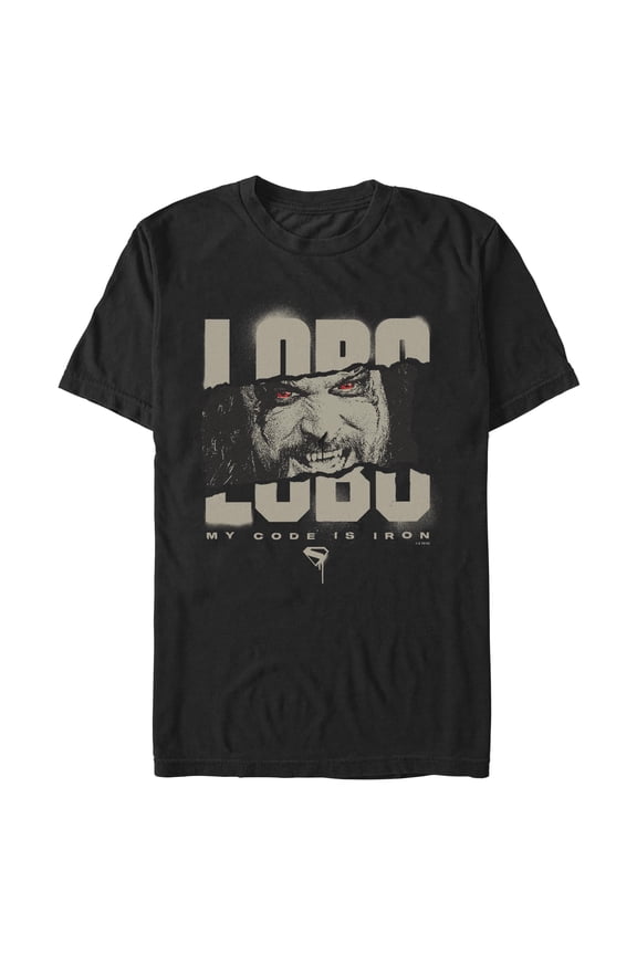 Mens Supergirl Lobo Portrait T Shirt