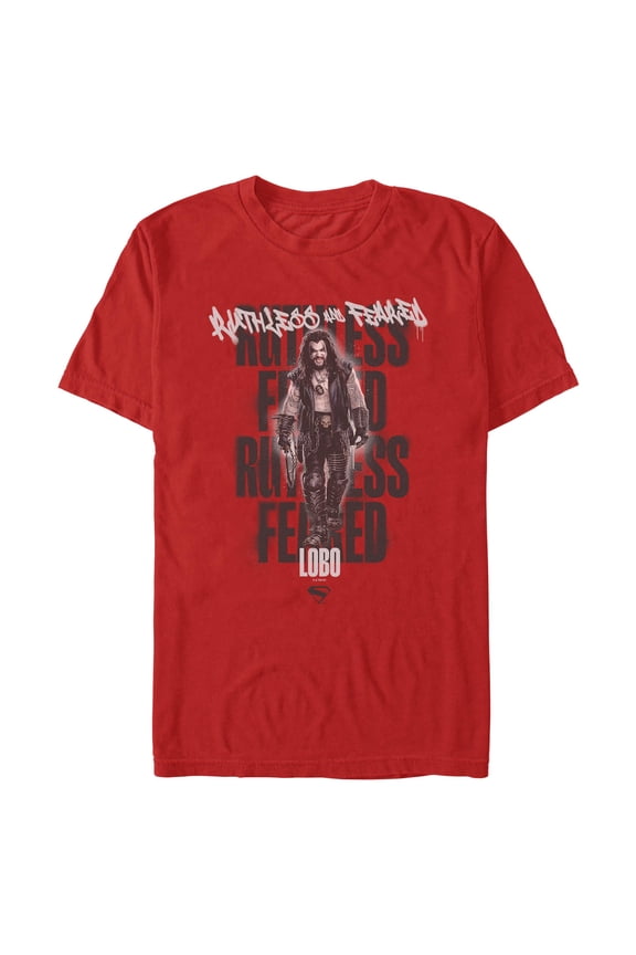 Mens Supergirl Ruthless And Feared Lobo T Shirt