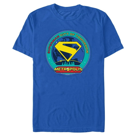 Mens Superman City of Tomorrow Emblem T Shirt