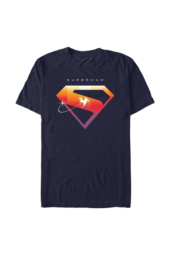 Mens Superman Colorful Logo T Shirt