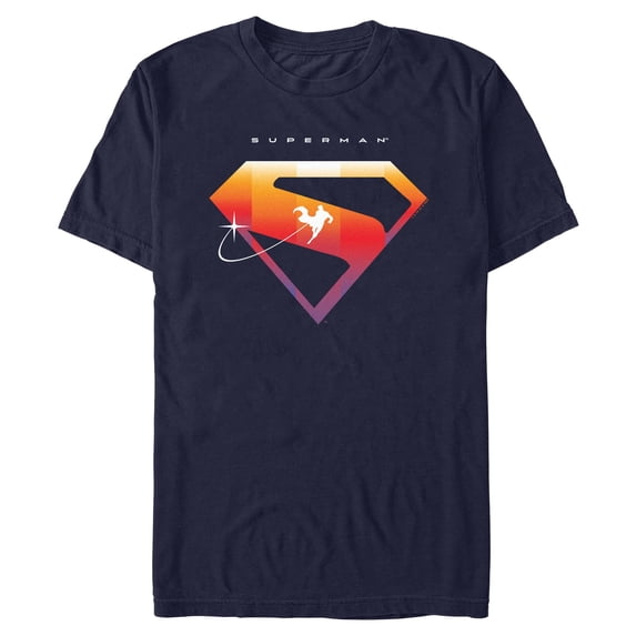 Mens Superman Colorful Logo T Shirt