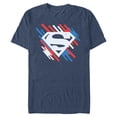 thumbnail image 1 of Mens Superman Colorful Streaks Logo T Shirt, 1 of 4