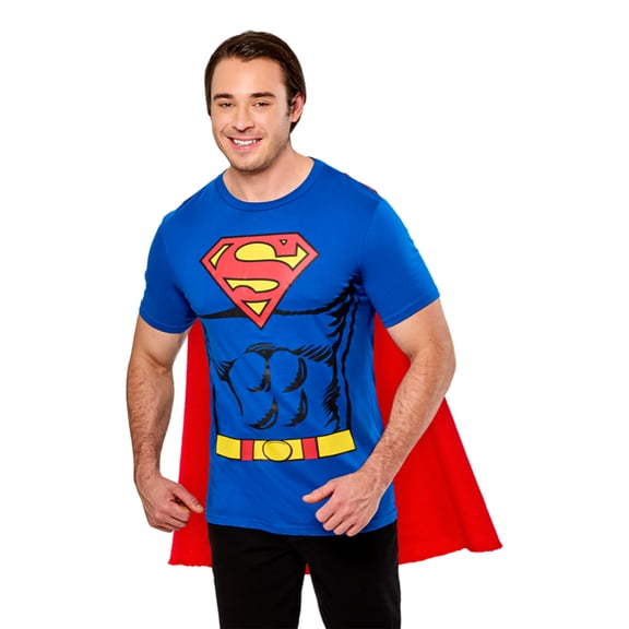 DC Comics Superman T-Shirt Costume for Adults by Rubies, Men's XL