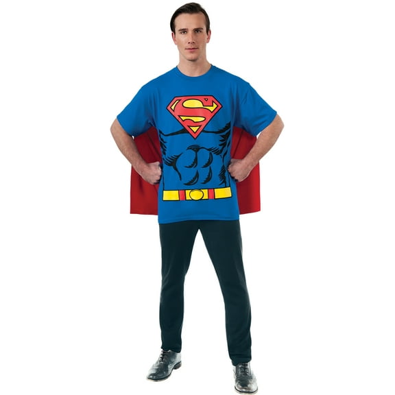 DC Comics Superman T-Shirt Costume for Adults by Rubies, Men's XL