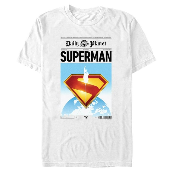 Mens Superman Daily Planet Page T Shirt