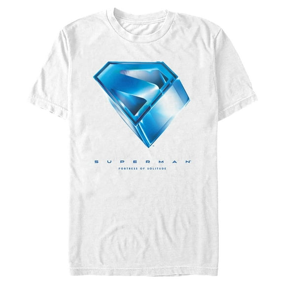 Mens Superman Fortress of Solitude Symbol T Shirt