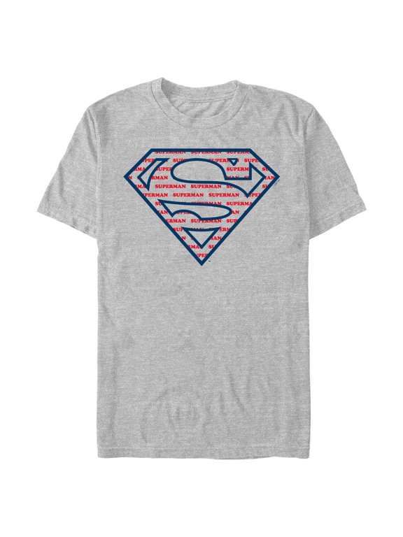 Mens Superman Hero Repeat Logo T Shirt