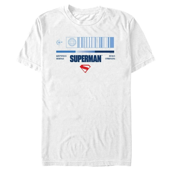 Mens Superman Human Upbringing T Shirt