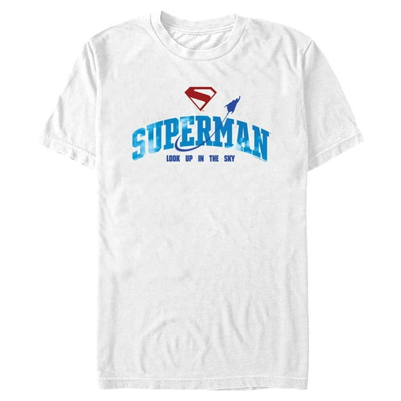 Mens Superman Look Up In The Sky T Shirt