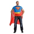 thumbnail image 1 of DC Comics Superman Muscle Chest Top Costume for Adults by Rubies, Men's One Size, 1 of 2