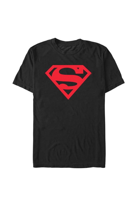 Mens Superman Red Logo T Shirt