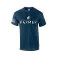 thumbnail image 1 of Mens Support Your Local Farmers Agriculture Food Farm to Table Short Sleeve T-shirt Graphic Tee-Heather Navy-6xl, 1 of 4