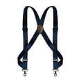 thumbnail image 1 of Mens Suspender Adjustable with Swivel Hooks Trucker Suspenders Trousers Apparel Navy, 1 of 8