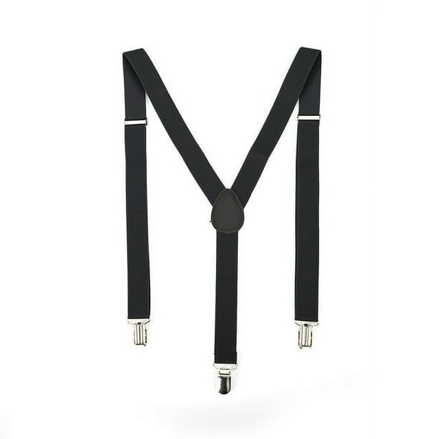 Mens Suspenders Strong Clips Heavy Duty Braces One Size Fits All Wide Y