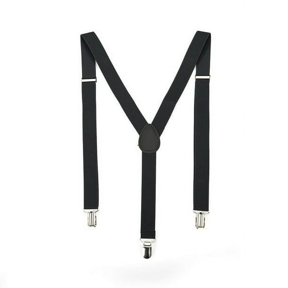 Mens Suspenders Strong Clips Heavy Duty Braces One Size Fits All Wide Y Shape