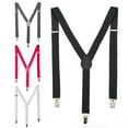 thumbnail image 1 of Mens Suspenders Wide Adjustable and Elastic Braces Y Shape with Very Strong Clips, 1 of 8