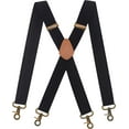 thumbnail image 1 of Mens Suspenders with 4 Swivel Hooks Adjustable Heavy Duty Braces, 1 of 1