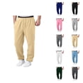 thumbnail image 1 of Mens Sweat Pants 2026 Trendy Drawstring Elastic Waist Wide Leg Relaxed Fit Casual Pants Trousers with Pockets, 1 of 9