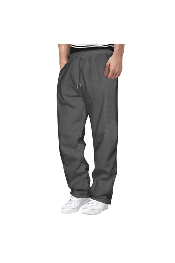 Mens Sweat Pants, Sweatpants for Men Athletic Gym Workout Mens Joggers with Pockets Active Running Pants S-2XL