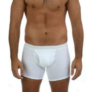 Mens Sweat-Resistant , Stain-Resistant Boxer Briefs With 6 Ply Highly Absorbent/Water-Proof Integrated Front-To-Back Panel Style # BU100