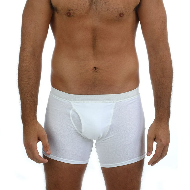 Mens' Sweat-Resistant , Stain-Resistant Boxer Briefs With 6 Ply