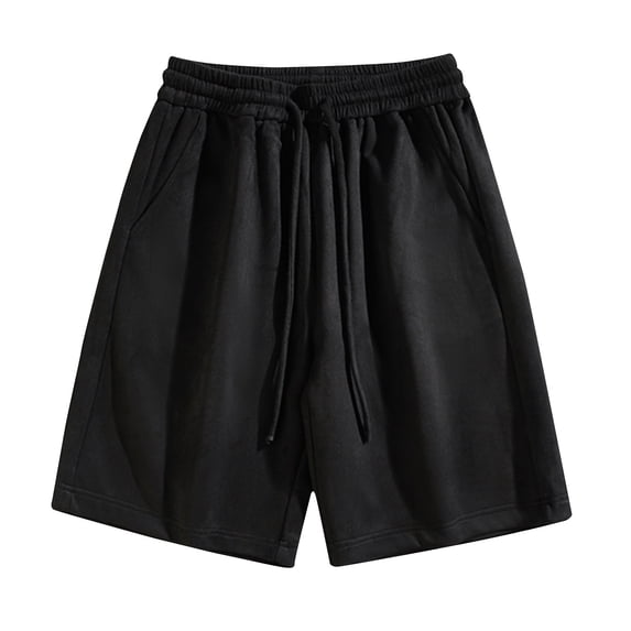 Mens Sweat Shorts Athletic Casual Jogger Shorts with Pockets Casual Short Drawstring Elastic Gym Shorts Workout Short Pants