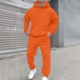 thumbnail image 1 of Mens Sweat Suit 2 Piece Set Casual Sports Long Sleeve Hoodie With Sweatpants Athletic Running Jogging Suits, 1 of 3
